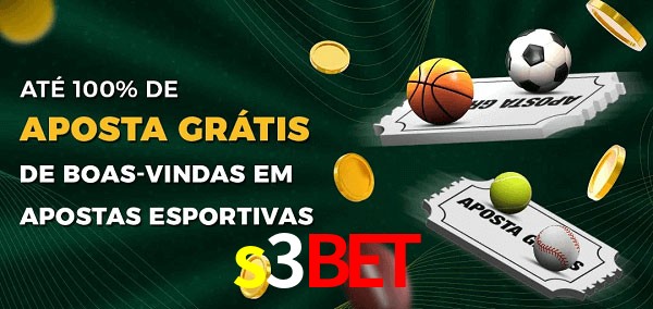 s3bet Ate 100% de Aposta Gratis