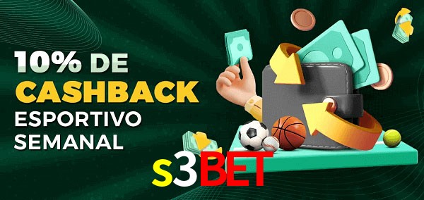 10% de bônus de cashback na s3bet